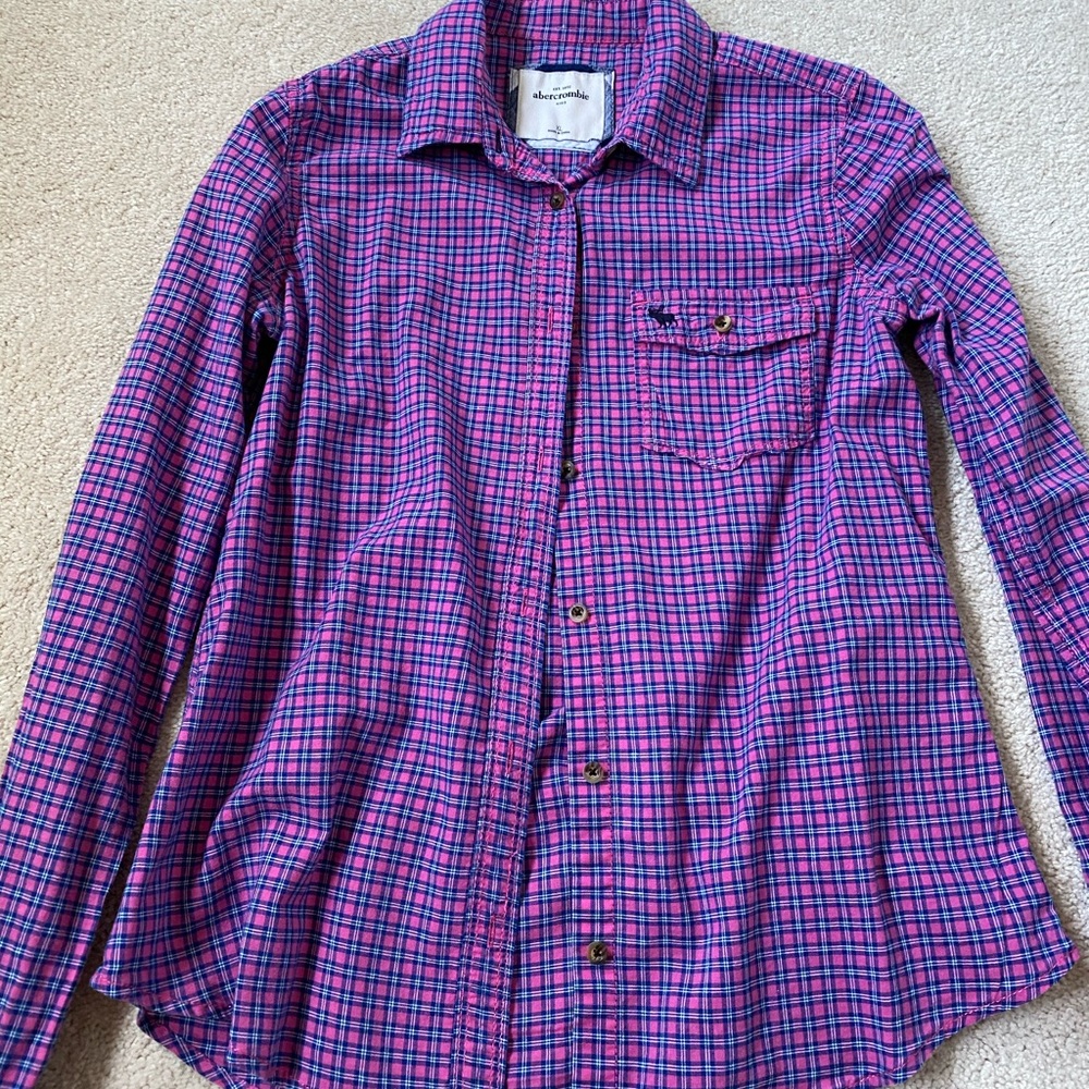 Abercrombie kids flannel XL